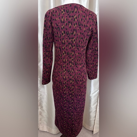 Walter Baker Shaina Dress in Dali Leopard Knit Size Small EUC - Picture 14 of 16